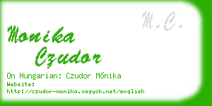monika czudor business card